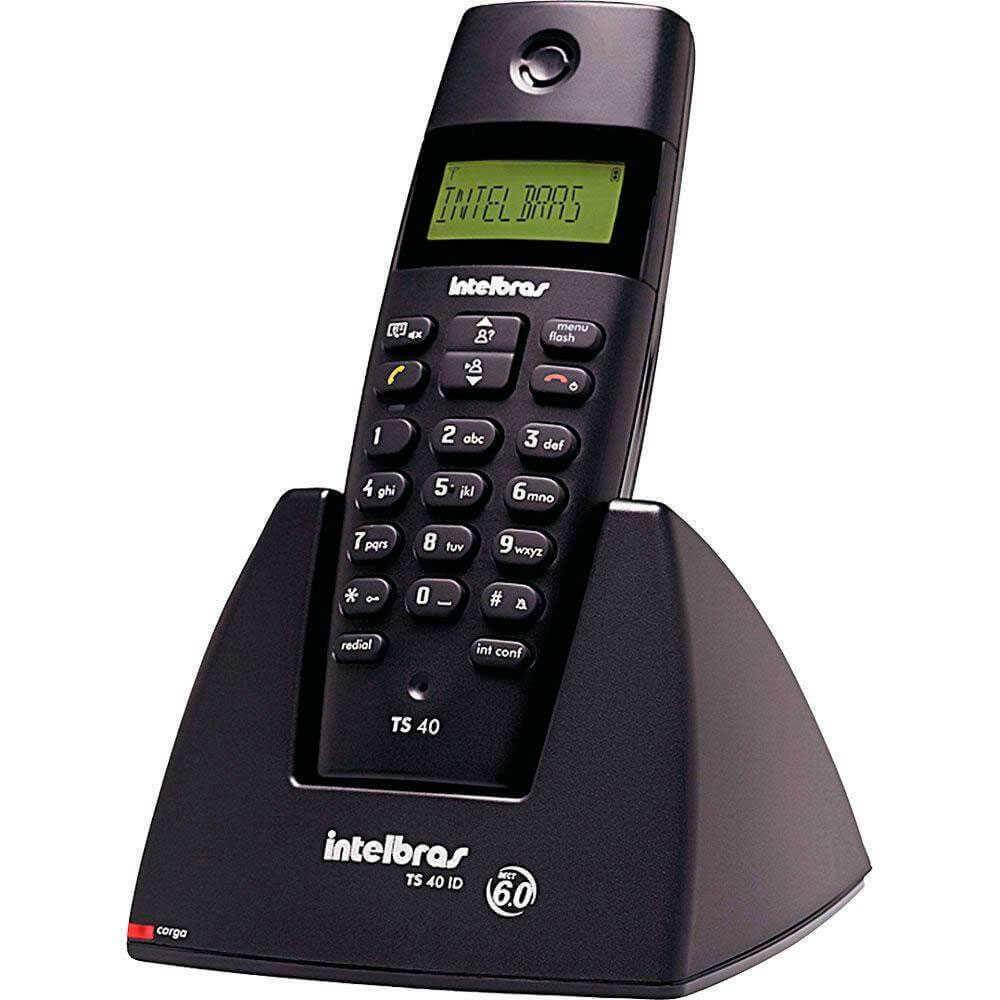 Telefone Sem Fio TS 63 V ID de Chamadas Preto - Intelbras - CELULARES E  TELEFONES - TELEFONE SEM FIO : PC Informática