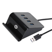 Hub de Mesa USB Bright 0550, 4 Portas USB 2.0 Preto - Forcetech